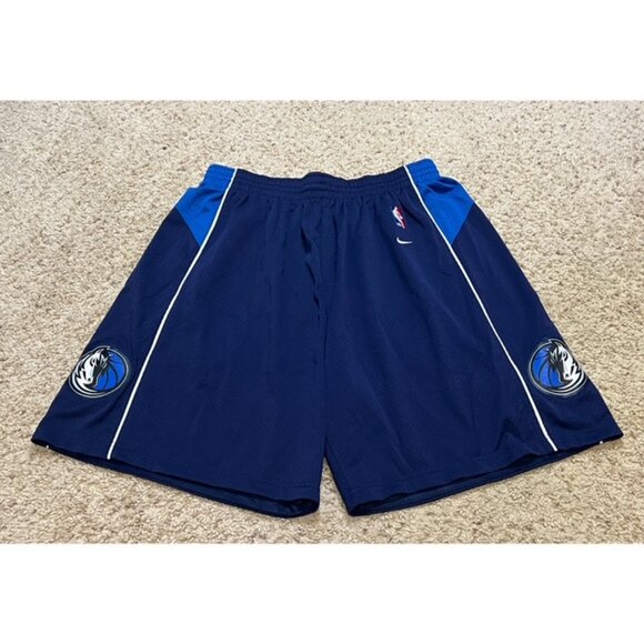 Dallas Mavericks Vintage Nike Blue Away Swingman Shorts Size XL NBA Y2K 2000s - Picture 1 of 6
